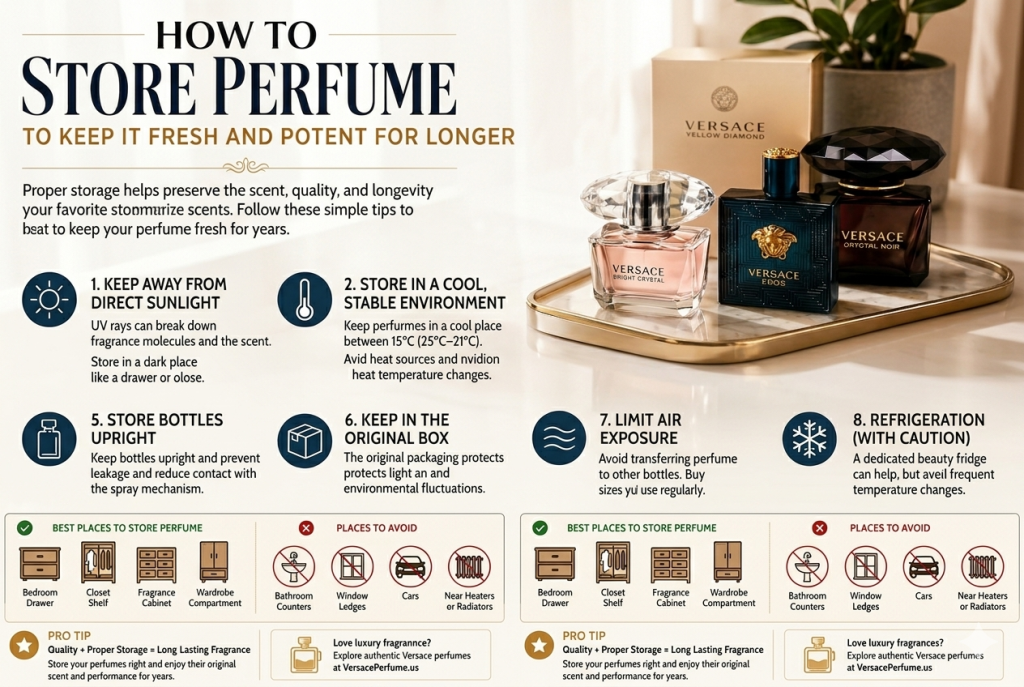 How to Store Perfume to Keep It Fresh Longer